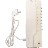 AMPLIFICATEUR DISTRIBUTEUR 2 ENTREES TNT ET DAB (FM) 8 SORTIES TV GAIN 18 DB