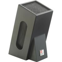 Richardson Sheffield R164HSRC58846 Blocco per coltelli con inserto a spazzola non attrezzato nero, 15,5 x 11,5 x 26 cm