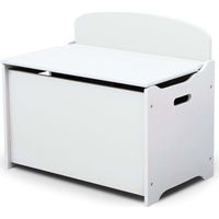 Coffre de rangement en bois avec dossier Delta Children TB83460GN-130 Blanc