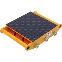 Carro con ruedas para máquinas pesadas Capacidad 15 t 33 000 lb Carro con ruedas 9 ruedas Patines Máquina industrial Mover Rodillo giratorio Totalmente de acero Construcción Almacenamiento Transporte