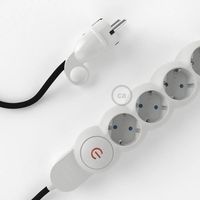 Enchufe creative-cables m1t4b03rm04 3680W cable rayón 3m