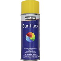 Primaster Lackspray 400ml Rapsgelb Hochglänzend Wetterbeständig Sprühlack