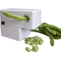 pelamatic - Sgranatrice Elettrica Robito Vaina 2022 Sbuccia Fave e Piselli Elettrico Avvio con Pulsante Risparmio Energetico 18,4W Pulizia Facile, Bianco, Plastica