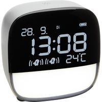 TFA Dostmann 60.2034.02 Quarz Wecker Weiß Alarmzeiten 2