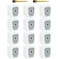Lot de 12 Sacs d'aspirateur pour iRobot Roomba i7/i7+/i7 Plus/i3/i3+/i4/i4+/i6/i6+/i8/i8+/j7/j7+/S9/S9+/E5/E6/E7 Sac de rechange pour iRobot Roomba i7 Kit d'accessoires H287