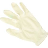 Gants jetables en latex synthétique taille 7 boîte de 100 unités