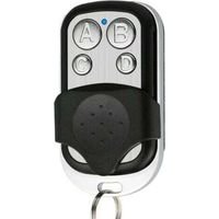 Télécommande universelle 433,92 MHz pour portail automatique – Programmable avec 4 codes – Alimentation batterie 12V incluse – Large rayon d'action