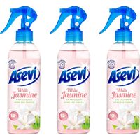 Asevi 400ml White Jasmine Air Freshener Spray x3