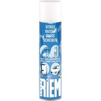Nettoyant vitre et pare-brise 400ml – Formule à base d'alcool – Fait briller sans traces – Efficace sur toutes surfaces vitrées – Riem