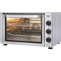 Elektro-Ofen - ROLLER GRILL - Turbo Quartz 38L - Heißluft - Snackofen - Gebürsteter Edelstahl