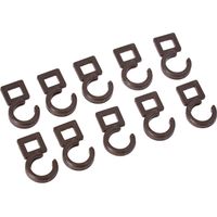 Agrafes Clips Marron ATELIERS 28 - 10 pièces