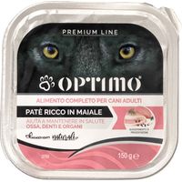 OPTIMO PATÈ PER CANE IN CONFEZIONE DA 150 GR GUSTO MAIALE