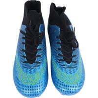 Chaussures de football homme, Chaussures de football montantes femme, Chaussures de football à lacets, Chaussures de compétition, Chaussures d'entraînement, Bleu royal (crampons), Taille 44