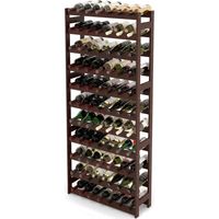Walnut Wine Rack - Horizontal Bottle Holder