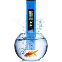 High-precision pocket-sized pH meter, 0.01 accuracy with a pH testing range of 0-14. Digital pH tester for water, suitable for hydroponics, beverages, and swimming pools.