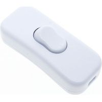 Lampe de chevet LED blanche 6A avec interrupteur central, câble avec bouton central, interrupteur pour lampe de bureau