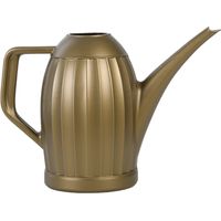 Arrosoir d'intérieur en plastique nervuré - Doré - 2,1L - Livraison gratuite