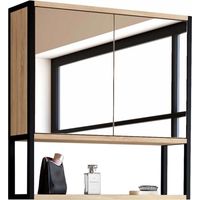 DETROIT pensile da bagno con specchio, design industriale