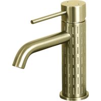 Essebagno Architek mezclador bajo lavabo en oro cepillado