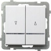 Interrupteur volet roulant Ospel lp-7rbs/m/75 rétroéclairage verrouillage mécanique