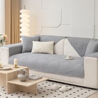 Sinbinta – Housse de canapé d'angle 3 places en coton gris – Protection contre taches et animaux – Dimensions 45x45cm – Facile à nettoyer