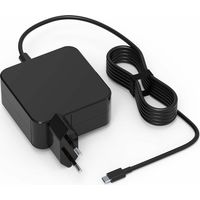 Caricabatterie USB-C da 65 W, adattatore di alimentazione tipo C per MacBook Pro/Air, Lenovo Thinkpad, HP Chromebook, ASUS, Acer, Huawei Matebook, Xiaomi Air, Samsung Chromebook Plus, cavo di alimenta