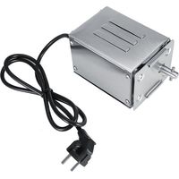 Moteur de gril en acier inoxydable pour broche de gril, moteur de barbecue à rôtisserie, moteur de gril pour cochon de lait, accessoires de gril, 50-70 kgf pour dîners de famille/barbecues en plein ai