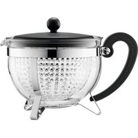 BODUM CHAMBORD Théiere filtre en acrylique 1.3 l Noir