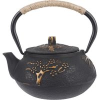 Théière en fonte, bouilloire en fonte du Sud, théière en fonte, 0,9 L - Théière en fonte, bouilloire en fonte du Sud, théière en fonte, 0,9 L