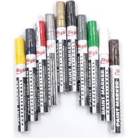 Sigill paint marker pennarello vernice indelebile grigio a punta media per tutte le superfici marcatore Grigio