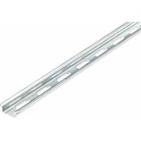 HellermannTyton Soportes de montaje en acero cromado blanco 2000 mm