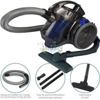 Suinga – Aspirateur sans sac 700W – Léger et puissant – Filtration multicyclonique 5 niveaux – Tuyau flexible avec contrôle débit d'air – 1,5L
