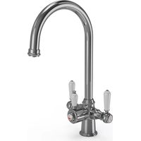 Ellsi Traditional Style 3 in 1 Instant Hot Water Kitchen Tap Chrome Finish
