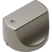 Bouton manette inox d'origine (C00298879) Four, cuisinière ARISTON HOTPOINT, INDESIT, KITCHENAID, VEDETTE, WHIRLPOOL
