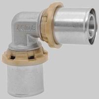 RACCORDO CURVO DOPPIO A PRESSARE 20 x 20 ICMA