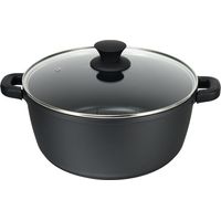 Hoher Schmortopf aus schwarzem Xylán-Gussaluminium, 32 cm