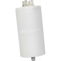 Condensateur Permanent 70 μf 450 V Condensateur Moteur 50 Mm X 120 Mm (diam. X Haute.) à Cosses Faston Double 6,35 Mm