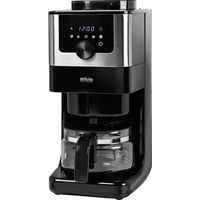 Silva Homeline KA-M 200 INOX Macchina per il caffè Nero, Inox Capacità tazze=4 Display, Caraffa in vetro, funzione macc