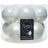 Boules de Noël en Verre Diam 6 cm Lot de 10