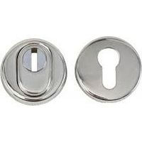 Rosace de protection blindée chromé Ø50mm