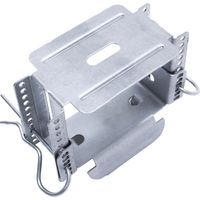 PROTEKTOR Suspensions directes pour plafond, ajustables pour profilé CD 60/27, argent, accessoires pour profilés de plafond, construction sèche, Made in Germany - 100 pièces, 59-108 mm