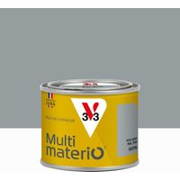 Multimaterio V33 Außenlack, Mehrkomponentenlack, Kieselgrau, seidenmatt, 0,125 l V33