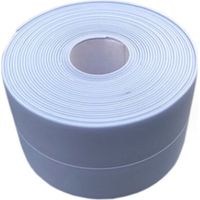 (2 pièces Bleu)Plinthe souple - Bande d'extrémité pour cuisine et salle de bain 22 mm 3,2 m, joint auto-adhésif, bande pliante flexible, joint d'étanchéité