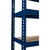 5-stufiges Stahlregal, 600kg Kapazität, 50x100x200cm, Blau - Industrial Songmics | Emob 5-stufiges Stahlregal, 600kg Kapazität, 50x100x200cm, Blau - Industrial Songmics | Emob