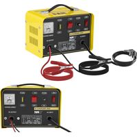 MSW – Chargeur de batterie 12/24V 12A – Charge rapide avec modes MIN et MAX – Panneau de commande analogique – Protection contre surchauffe