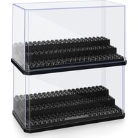Mini Boîte de Présentation de Figurines, Boîte de Présentation de Blocs de Construction Empilable et Anti-Poussière pour de Figurines d'action