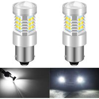 BAU15S PY21W Hochleistungs-LED-Lampen 2835 21 Chipsets Superhell mit Projektor als Ersatz für Rückfahrscheinwerfer, Bremslichter, Xenonweiß