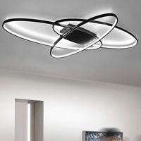 70W Kreativ Deckenleuchte LED Wandleuchte Deckenbeleuchtung mit Fernbedienung, Badleuchte Flurlampe Deckenlampe Pendelleuchte Leuchter für Wohnzimmer Schlafzimmer Küche Büro