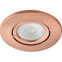 Forum Spa Como Antique Copper 31mm Fire-rated IP65 5w LED Tiltable Bathroom Downlight - SPA-38571-ACOP