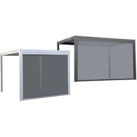 TENDA A RULLO 'ZEN' PER PERGOLA BIOCLIMATICA 'QUIETE' per mt 3 - bianco